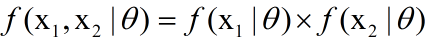 x1为第一次采样,x2为第二次采样,f为模型, theta为模型参数