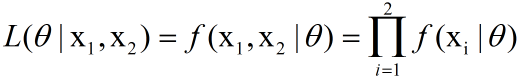 L为似然的符号